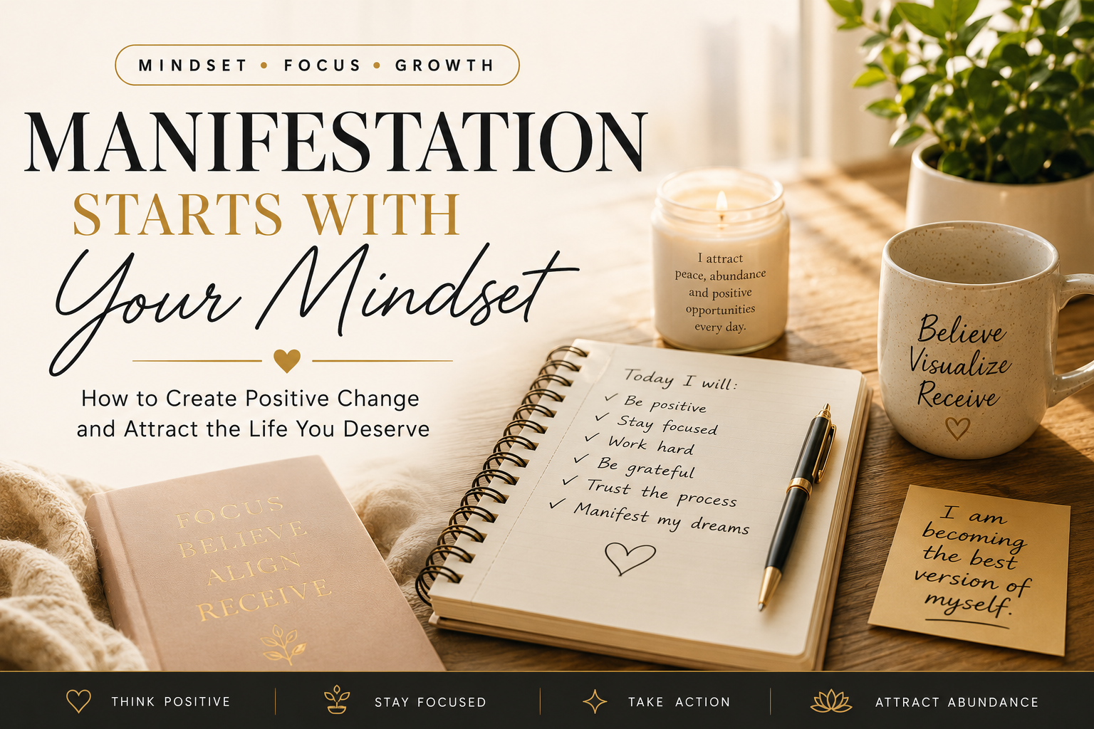 Manifestation Starts with Your Mindset: How to Create Positive Change in Your Life