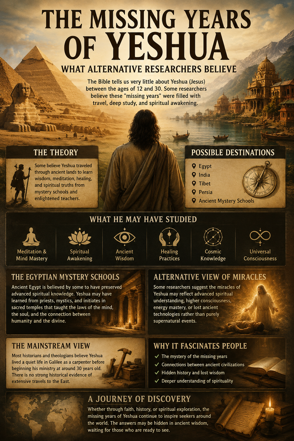 Missing Years Of Yeshua – The Mystery of Jesus’ Missing Years Explained